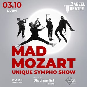 Mad Mozart: Unique Sympho Show at Zabeel Theatre in Dubai Concerts