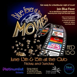 Blue Fever at the Movies – A Night of Cinematic A Cappella Magic! Concerts