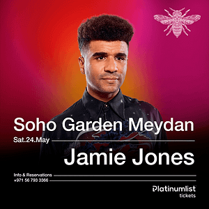 Jamie Jones at Soho Garden Meydan in Dubai Festival