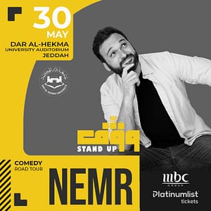 Wagef! Comedian Nemr is Live in Jeddah Comedy Events
