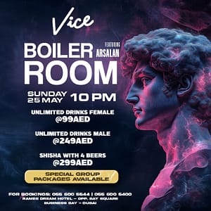 Boiler Room Sunday at Vice in Dubai Nightlife