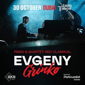 Evgeny Grinko Show at Zabeel Theatre in Dubai Classical Events