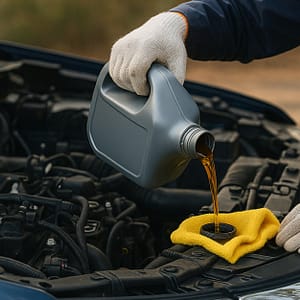 Ensure Smooth Ride: Engine Oil Change With Filter And Health Check Abu Dhabi