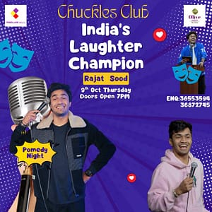 Chuckles Club Season 1 Presenting Rajat Sood in Bahrain Comedy Events