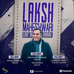 Laksh Maheshwari at The Junction in Dubai Shows and Theatrical Plays