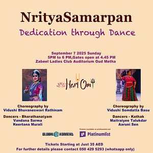 Nritya Samarpan Live in Dubai Desi Events