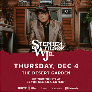 Stephen Wilson Jr. at BEYON Al Dana Amphitheatre Desert Garden Concerts