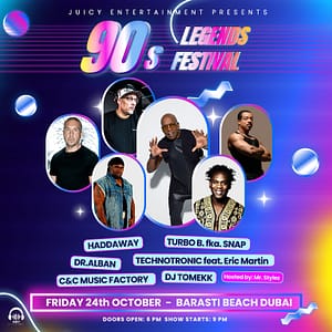 90’s Legends Festival at Barasti in Dubai – Nightlife 90's Legends Festival at Barasti in Dubai Nightlife