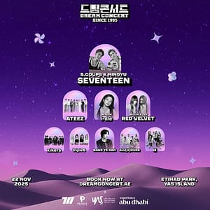 DREAM CONCERT K-POP Music Festival in Abu Dhabi at Etihad Park