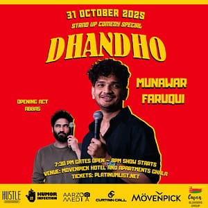 Dhandho – A Stand-Up Comedy Show ft. Munawar Faruqui in Muscat – Shows and Theatrical Plays Dhandho - A Stand-Up Comedy Show ft. Munawar Faruqui in Muscat Shows and Theatrical Plays