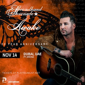 Secondhand Serenade in Dubai – Concerts Secondhand Serenade in Dubai Concerts