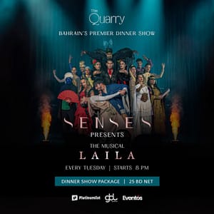 Senses: The Musical – Laila Dinner Show at The Quarry – Dining Experiences Senses: The Musical - Laila Dinner Show at The Quarry Dining Experiences