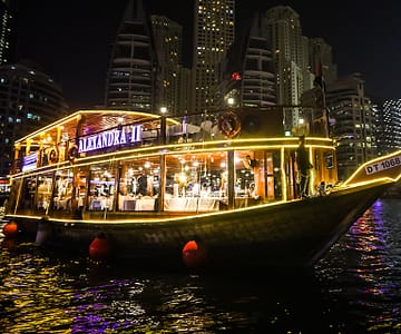 Dinner Cruise In Dubai Marina Boat Tours and Cruises