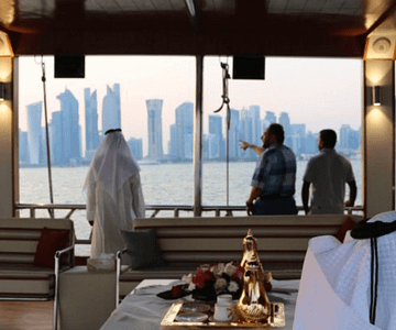 Doha Sunset Dhow Cruise Sightseeing and Tours