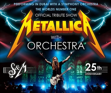 METALLICA SHOW S&M TRIBUTE with PALLADIUM Orchestra Live in Dubai Concerts