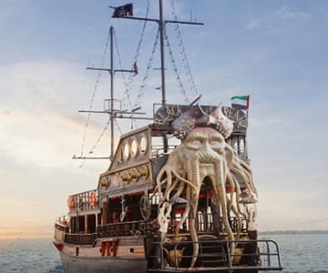 Pirate ship cruise with unlimited pizza Brunches