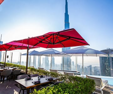 Set Menu Lunch at CÉ LA VI with Selected Beverages and Burj Khalifa Views Brunches