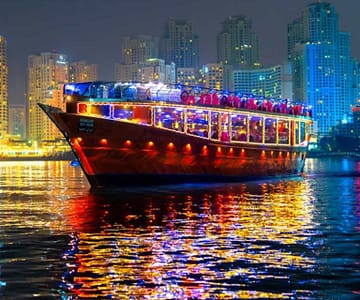 Dubai Marina Luxury Dhow Dinner Cruise Brunches