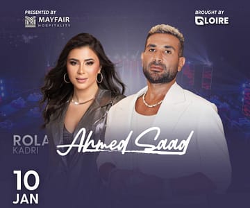 Ahmad Saad & Rola Kadri Live At Doha Golf Club Arabic Events