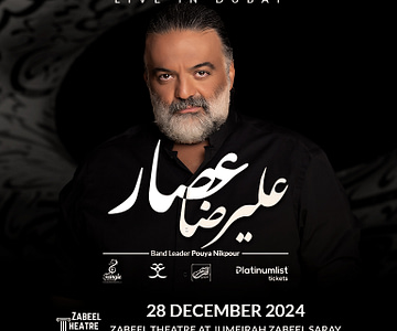 Alireza Assar live Concert at Zabeel Theatre in Dubai Persian Events