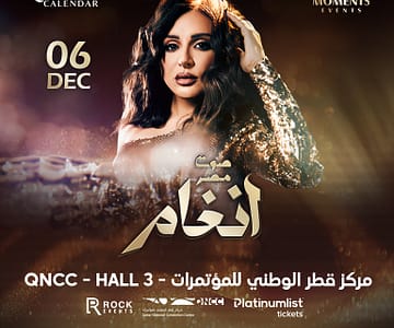 Angham at QNCC hall 3