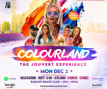 Dubai Caribbean Carnival Presents Colourland Dubai -The Jouvert Experience Nightlife