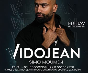 Eden Presents Vidojean Live in Dubai Nightlife