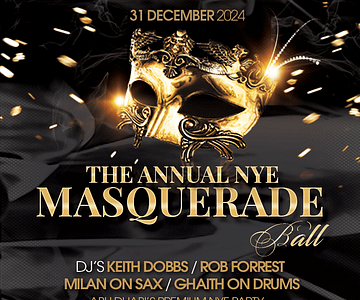 The Annual NYE Masquerade Ball at Rosewood Abu Dhabi New Years Eve Events