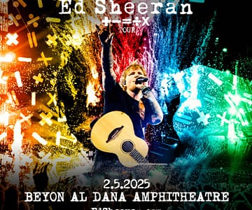 Ed Sheeran at Beyon Al Dana Amphitheatre