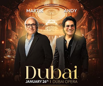 Martik and Andy at Dubai Opera Persian Events