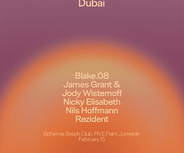 Bohemia Presents Anjunadeep in Dubai Nightlife