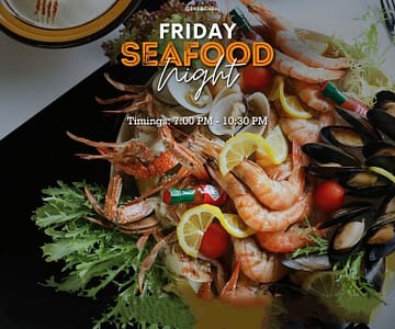 Friday Seafood Night at 24th St. Restaurant Brunches