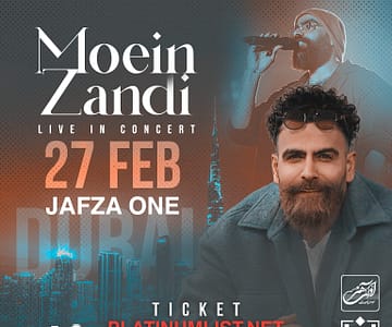 Moein Z live in concert at JAFZA One in Dubai Persian Events