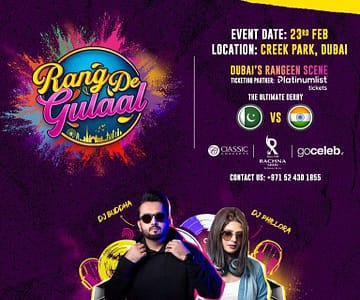 Rang De Gulaal Holi 2025 in Dubai Desi Events