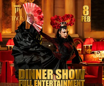 Saturday Dinner Show at Troy in Dubai | 8 February Dining Experiences