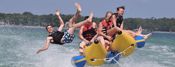 Banana Boat - Daymaniyat coast water sports - Sightseeing and Tours - Image 3