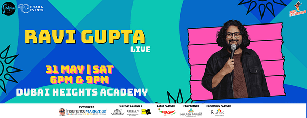 Ravi Gupta  Live in Dubai - 2025 - Comedy Events - Image 3