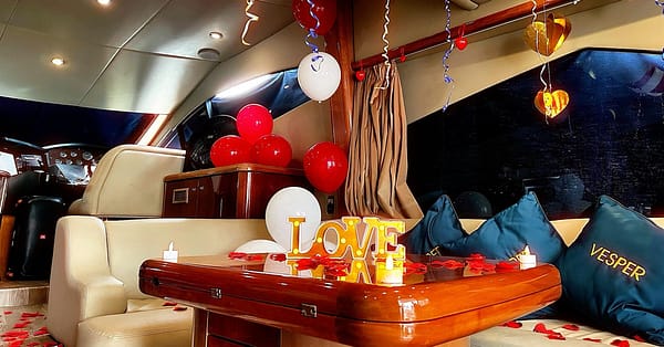 Birthday, Romantic, Bachelor/Bachelorette Party Decorations For Yachts Dubai - Image 17