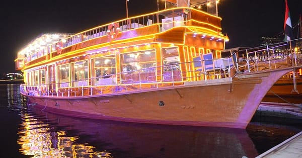 Canal Dhow Cruise Or Trio Package At Desert Vibes Tourism Dubai - Image 2