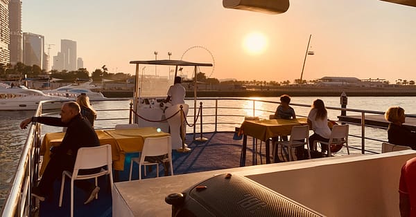 Embark On Dubais Starlit Marina Sunset/Diner Cruise For 4 People Dubai - Image 12