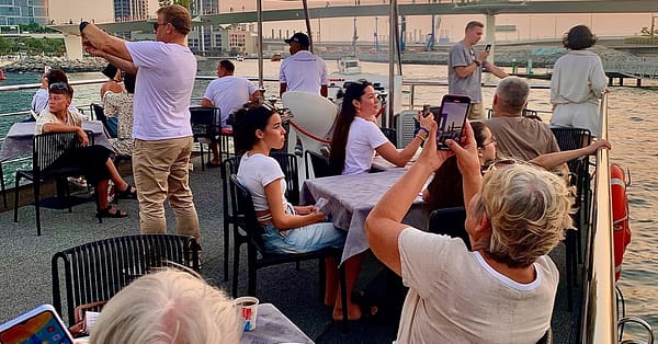 Embark On Dubais Starlit Marina Sunset/Diner Cruise For 4 People Dubai - Image 2