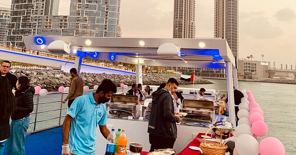 Embark On Dubais Starlit Marina Sunset/Diner Cruise For 4 People Dubai - Image 7