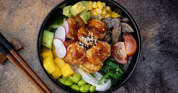 For 1,2 Or 4: Choice Of Poke Bowl 24oz W/ Classic Ice Tea Abu Dhabi - Image 10