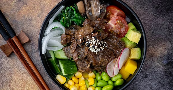 For 1,2 Or 4: Choice Of Poke Bowl 24oz W/ Classic Ice Tea Abu Dhabi - Image 3