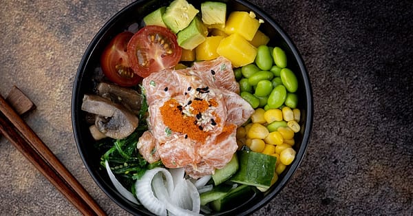 For 1,2 Or 4: Choice Of Poke Bowl 24oz W/ Classic Ice Tea Abu Dhabi - Image 4