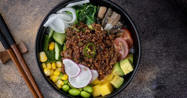 For 1,2 Or 4: Choice Of Poke Bowl 24oz W/ Classic Ice Tea Abu Dhabi - Image 6