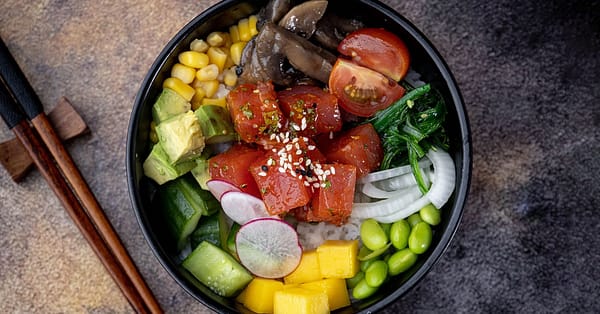 For 1,2 Or 4: Choice Of Poke Bowl 24oz W/ Classic Ice Tea Abu Dhabi - Image 7