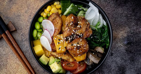 For 1,2 Or 4: Choice Of Poke Bowl 24oz W/ Classic Ice Tea Abu Dhabi - Image 9