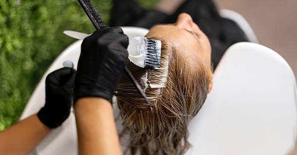 Hair Root Color With Paddle Dry At Spaces Salon And Spa National Deal - Image 2