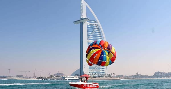 Parasailing At Bissalama Travels Dubai - Image 2